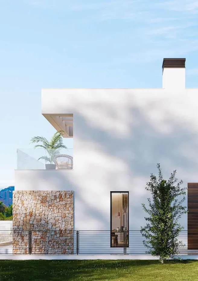Finestrat Hills: alzado derecho