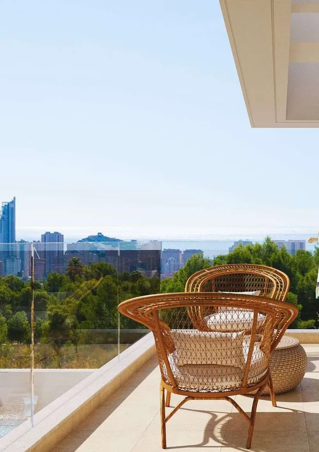 Finestrat Hills: terraza exterior de la primera planta